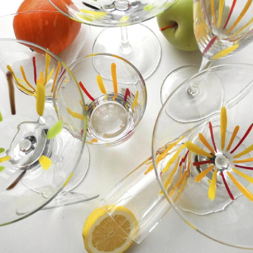 Bruno Evrard Verre à Cocktail Coloré - Stick