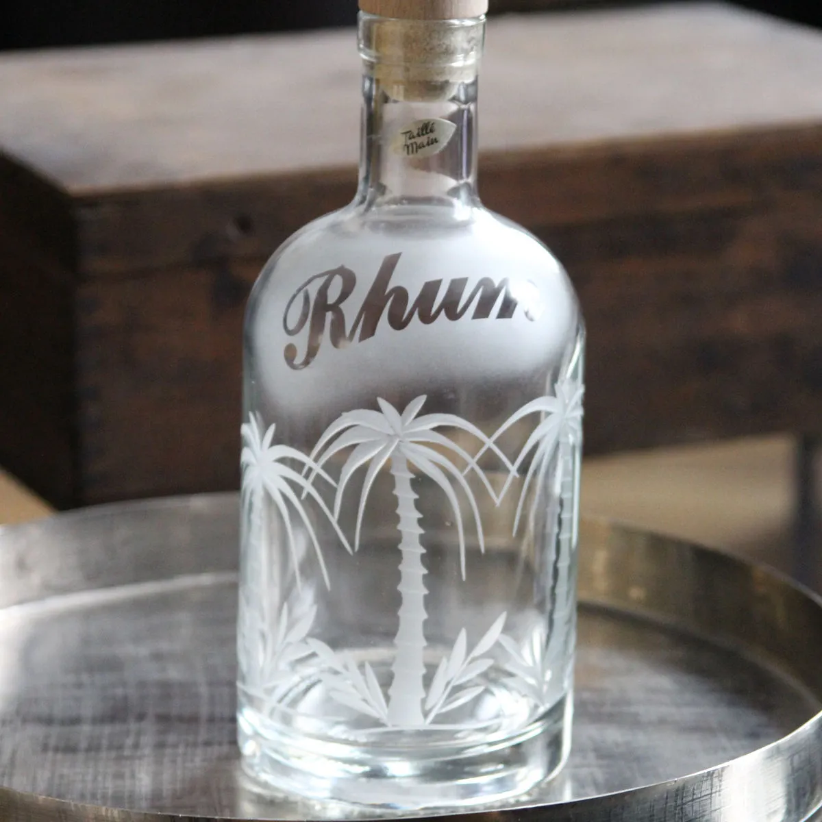 Bruno Evrard Carafe à Rhum JACK 70cl Taillée Main - Objet Utile