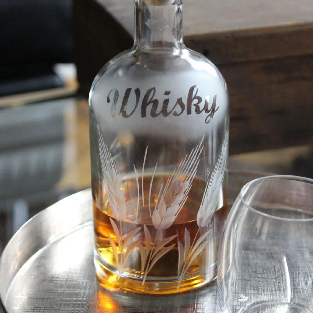 Bruno Evrard Carafe à Whisky JACK 70cl Taillée Main - Objet Utile