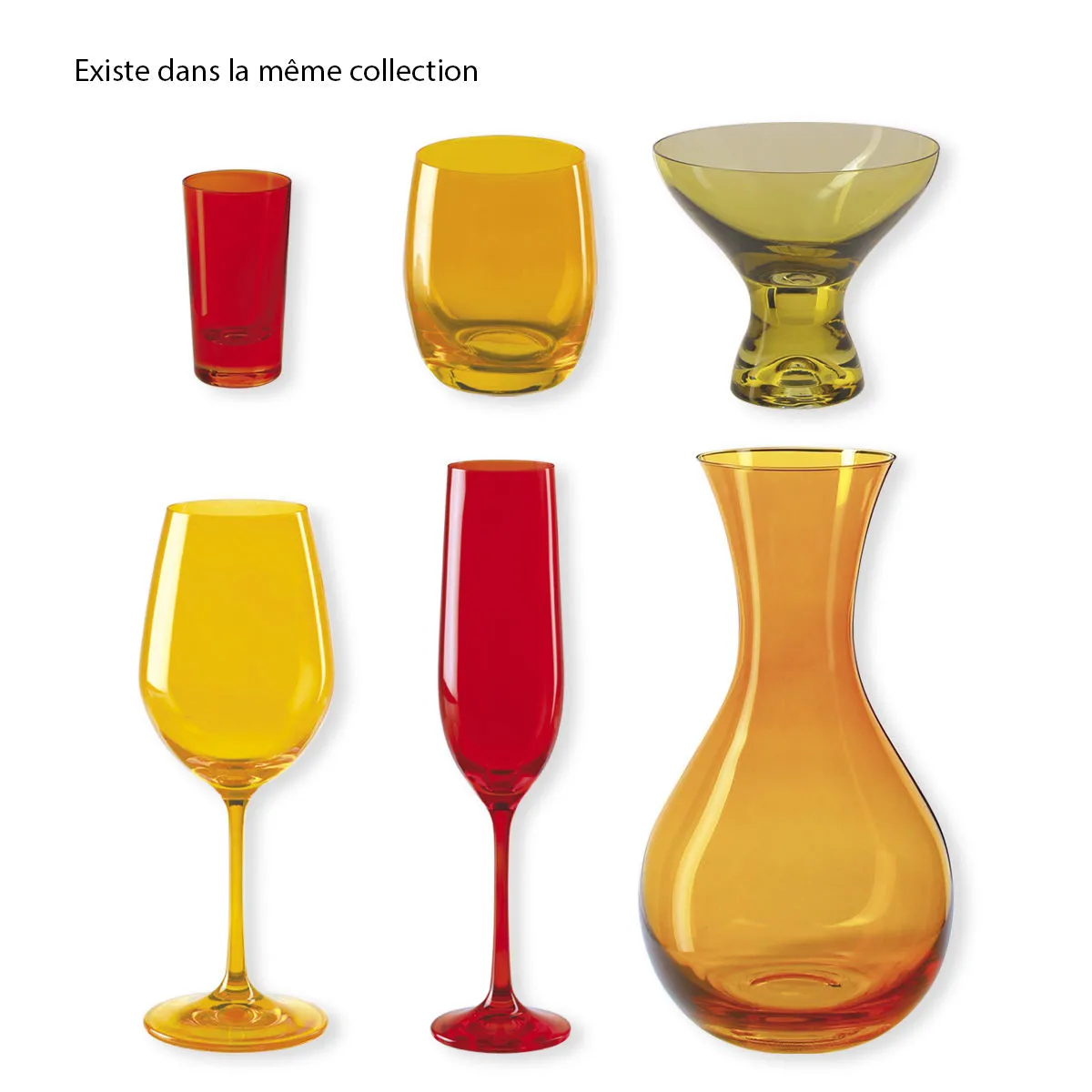 Bruno Evrard Carafon En Verre Design Et Coloré - Verrerie Chic