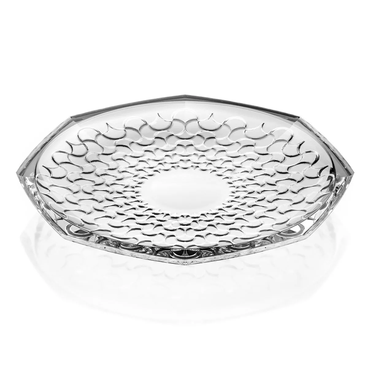 bruno evrard Centre de table en verre ARABESQUE 30cm