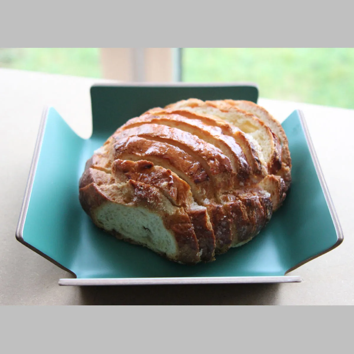 Bruno Evrard Corbeille Verte De Table En Bois - Corbeille à Pain