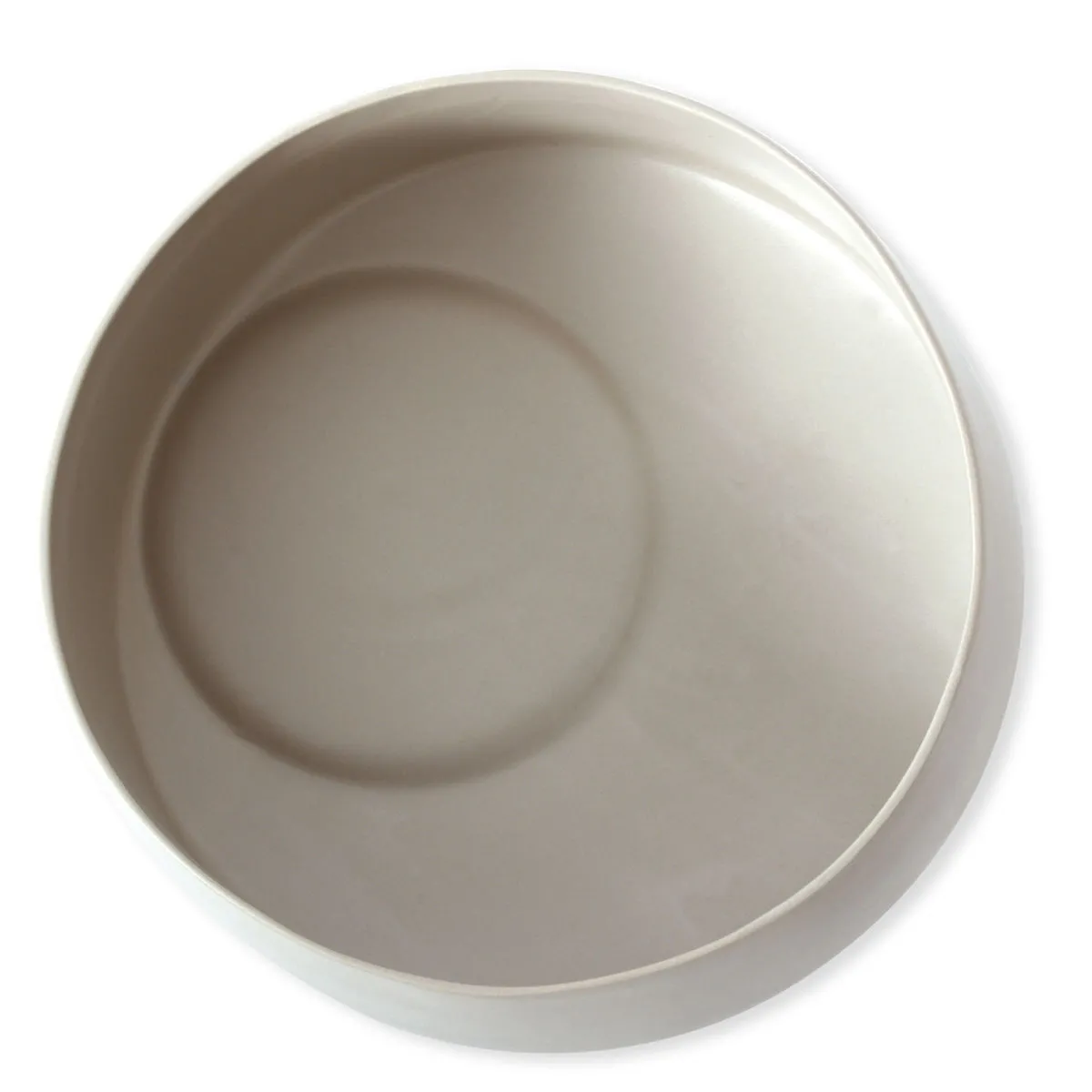 Bruno Evrard Coupe Déco Céramique Beige Mat - Déco Tendance