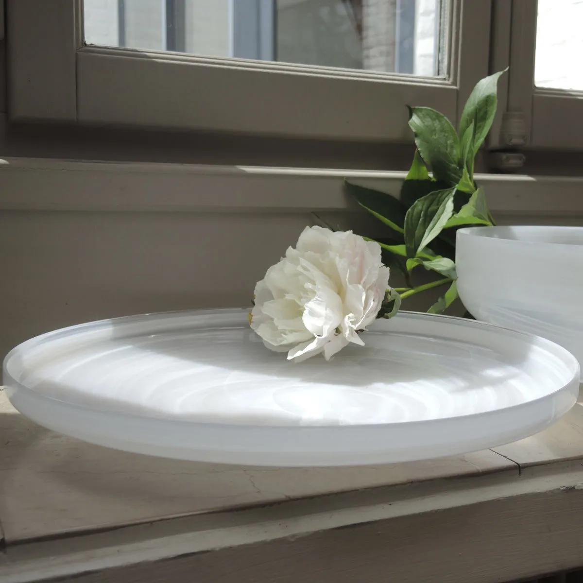 Bruno Evrard Coupe Plate En Verre - Objet Déco Et Verrerie Design