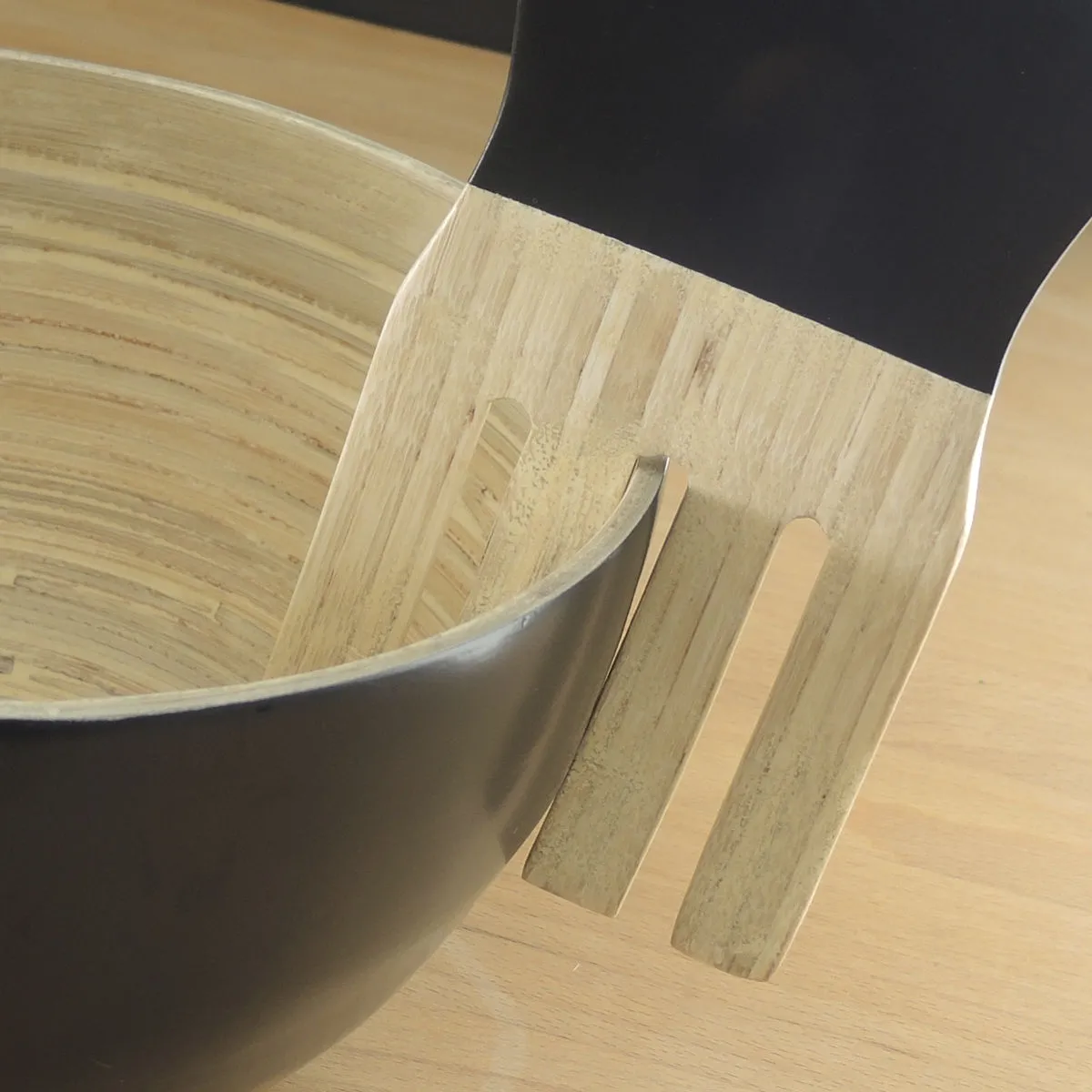 Bruno Evrard Couverts à Salade En Bambou - Vaisselle Design Et Chic