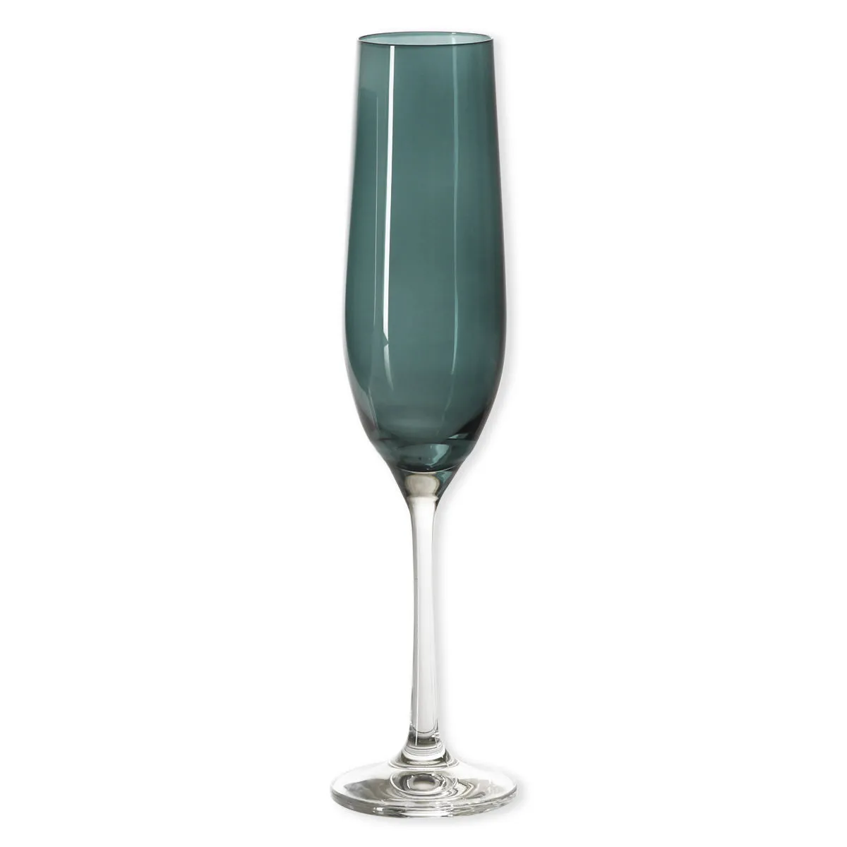 bruno evrard Flûte à champagne en verre émeraude - Flûtes Design