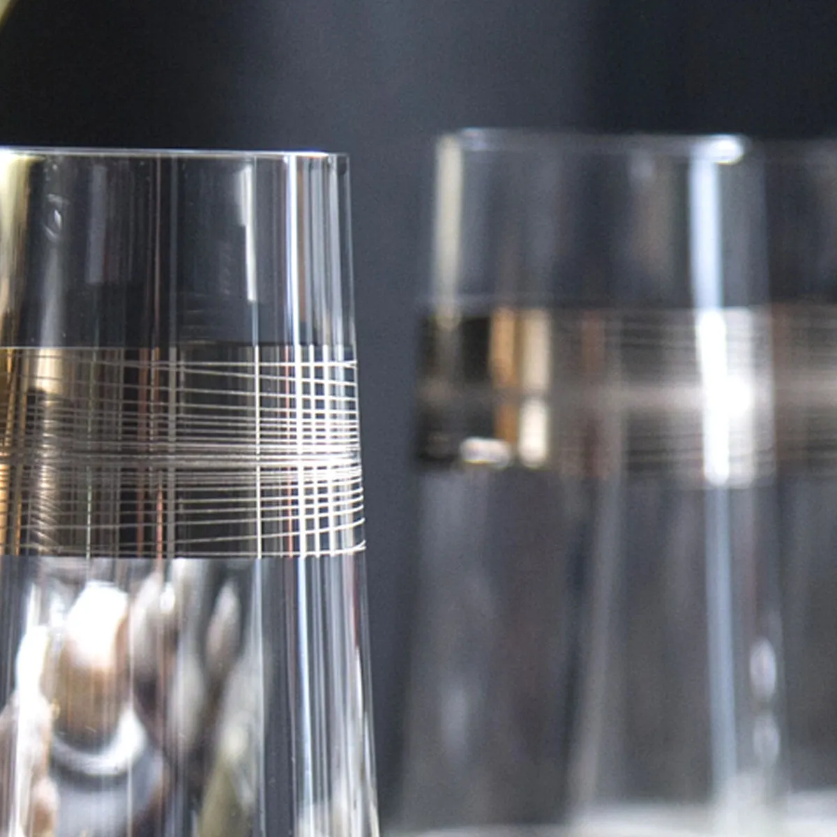 Bruno Evrard Flûte à Champagne Platine En Verre - Verrerie Design