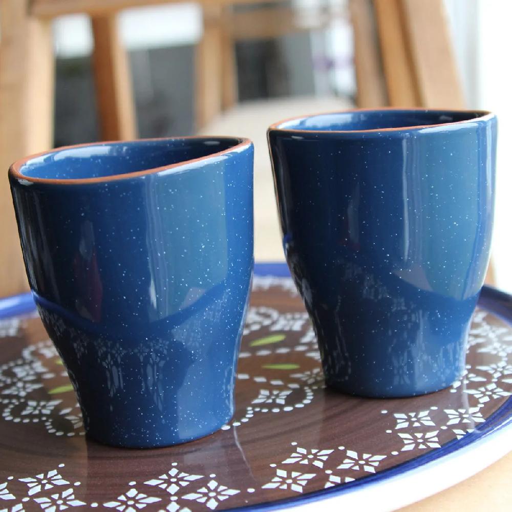 Bruno Evrard Gobelet à Thé Bleu Marine - Vaisselle Design Et Chic