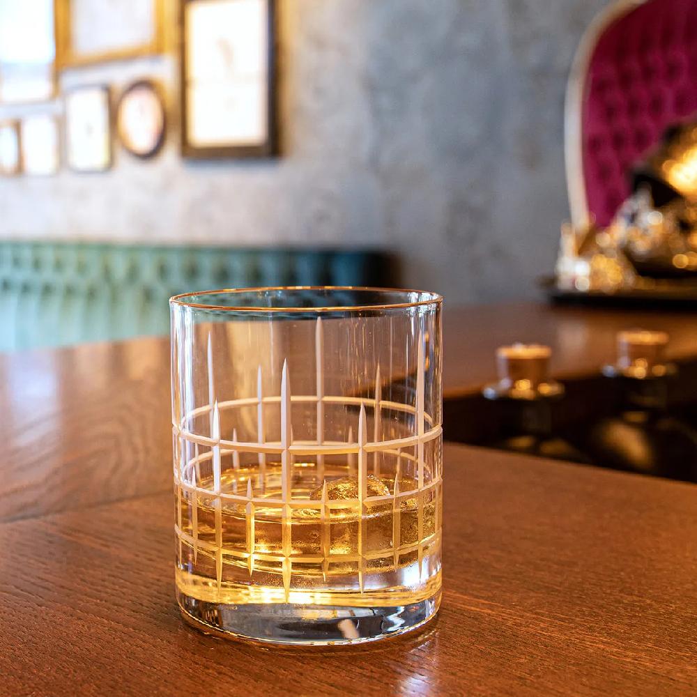 Bruno Evrard Gobelet Bas BLEND De 32cl De Contenance En Verre Taillé à La Main