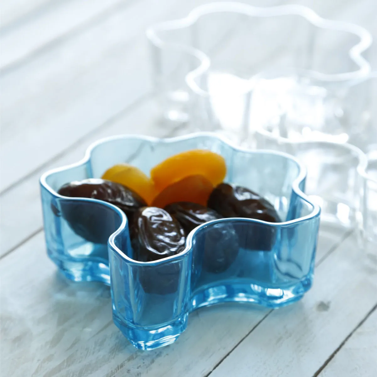 Bruno Evrard Lot De 2 Coupelles Design En Verre De Couleur (Bleu)