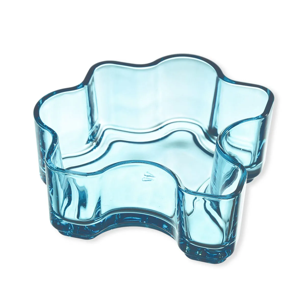 bruno evrard Lot de 2 Coupelles Design en Verre de Couleur (Bleu)