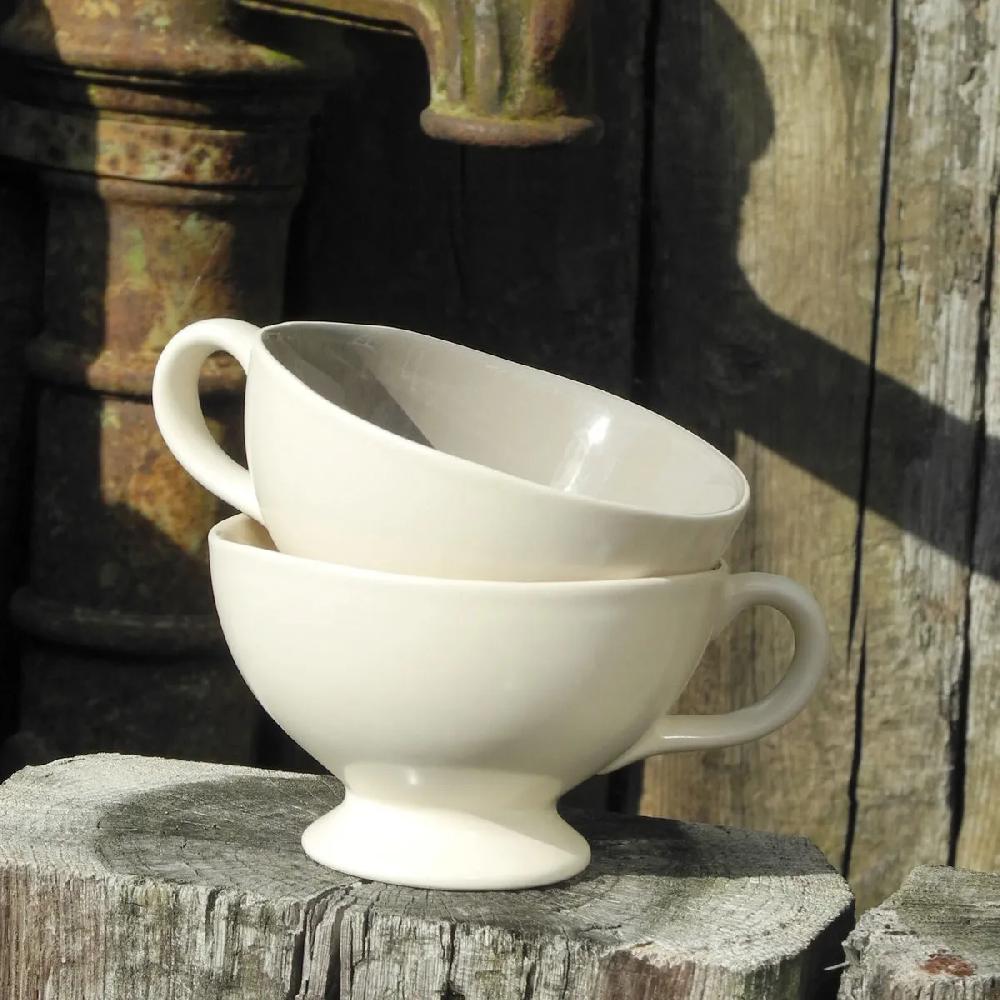 Bruno Evrard Lot De 6 Bols Avec Anse - Faïence De Couleur - Vaisselle Tendance