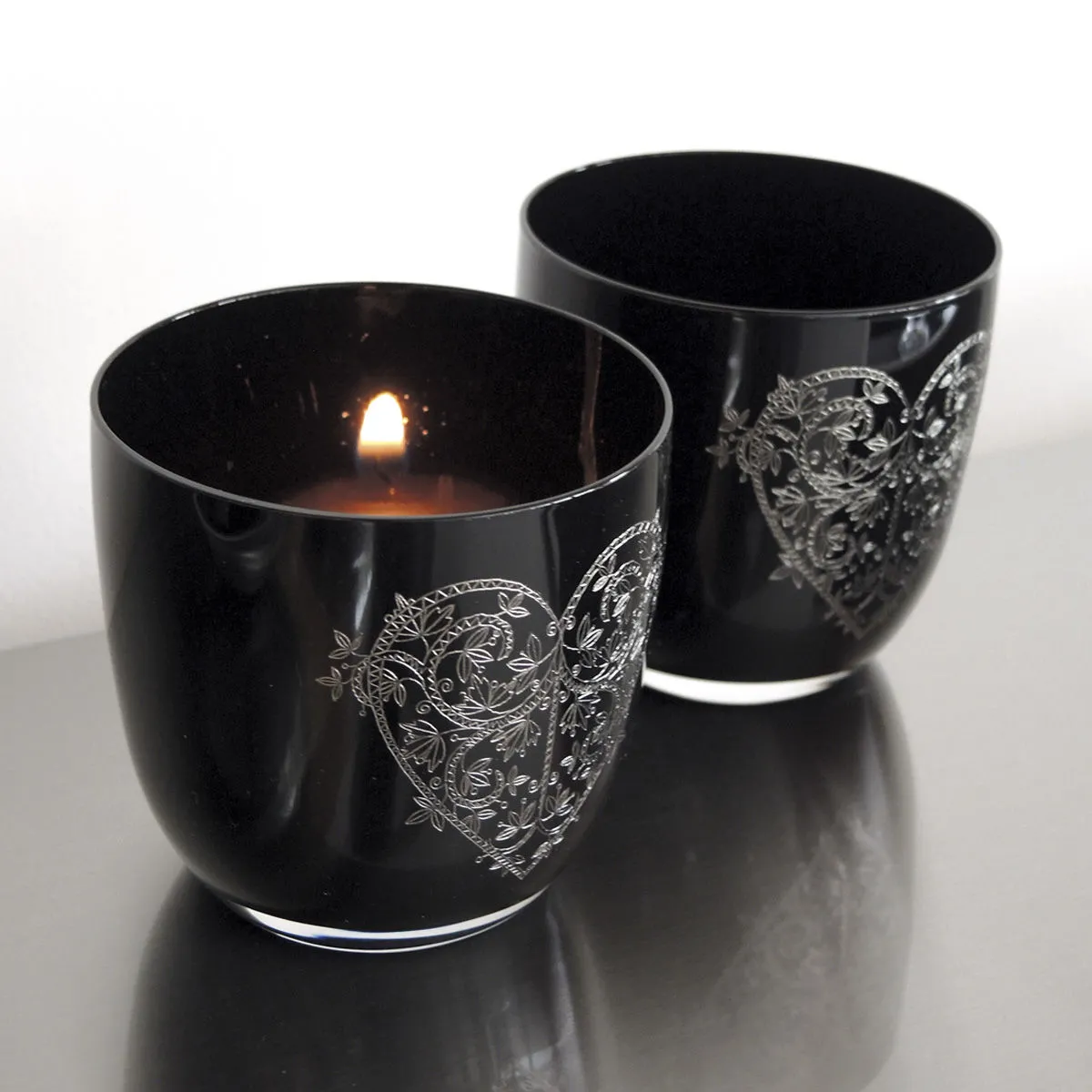 Bruno Evrard Lot De 6 Lumignons En Verre Coloré - Verrerie Tendance