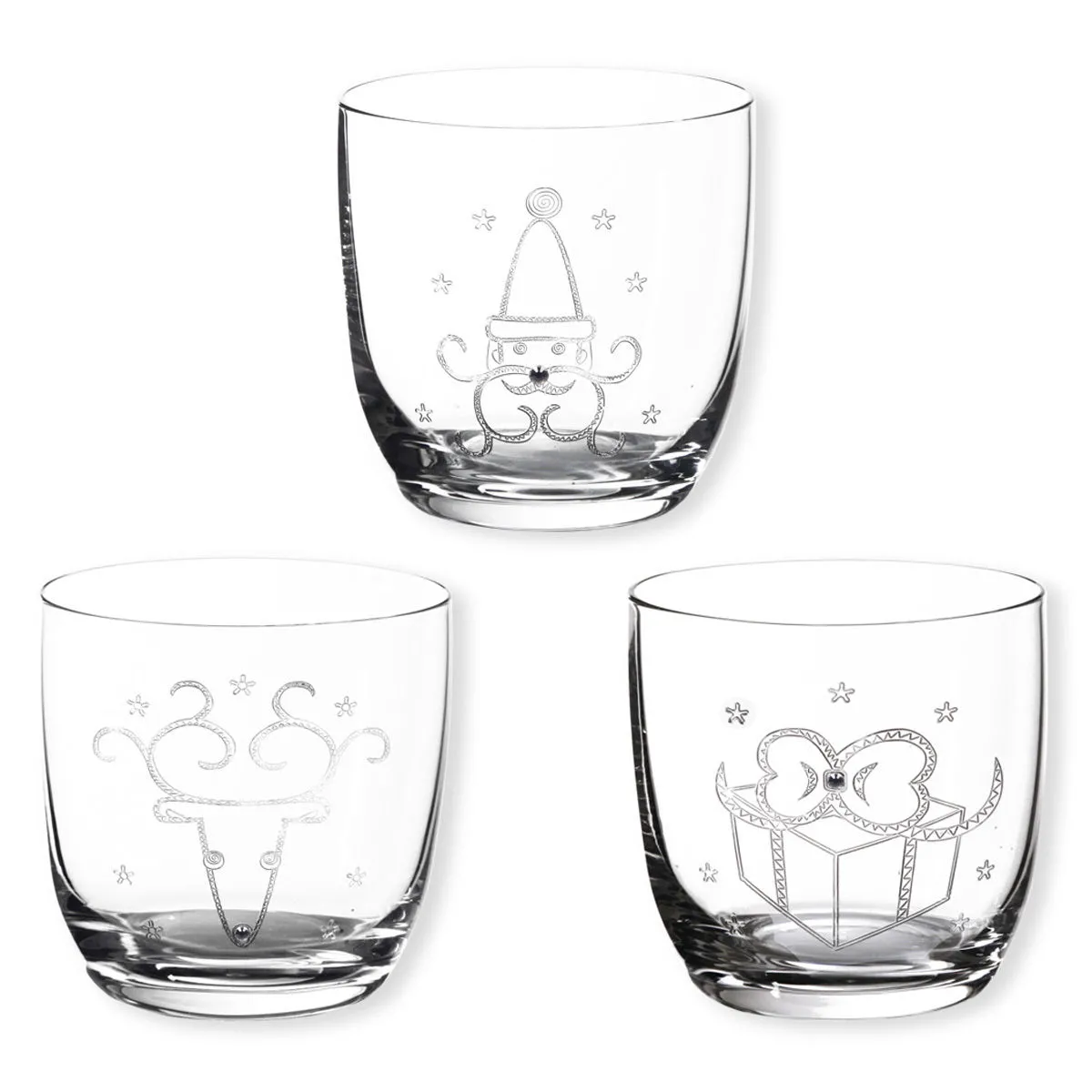 bruno evrard Lumignons en Verre Transparent - Verrerie Design