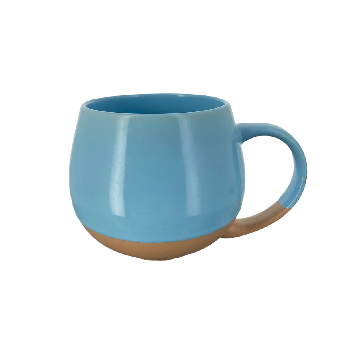 bruno evrard Mug bicolore bleu ciel en grès ECLIPSE 45cl - Tendance