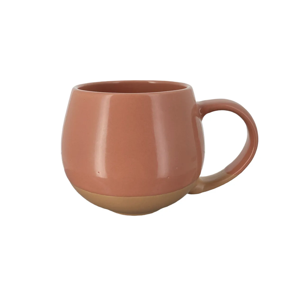 bruno evrard Mug bicolore rouille en grès ECLIPSE 45cl - Tendance