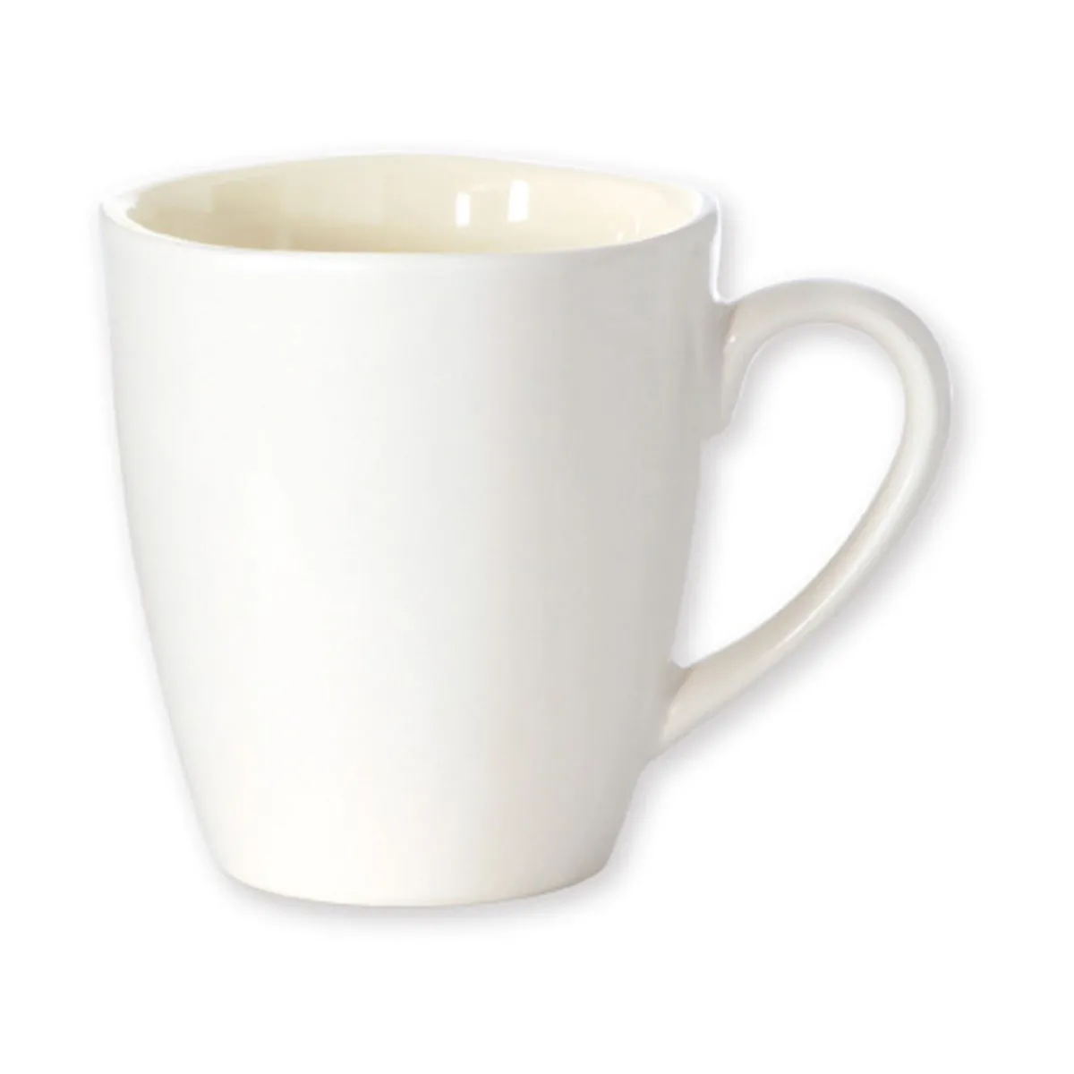 bruno evrard Mug Design Blanc en Faïence (couleur ivoire) - 18cl bruno evrard Mug Design Blanc en Faïence (couleur ivoire) - 18cl