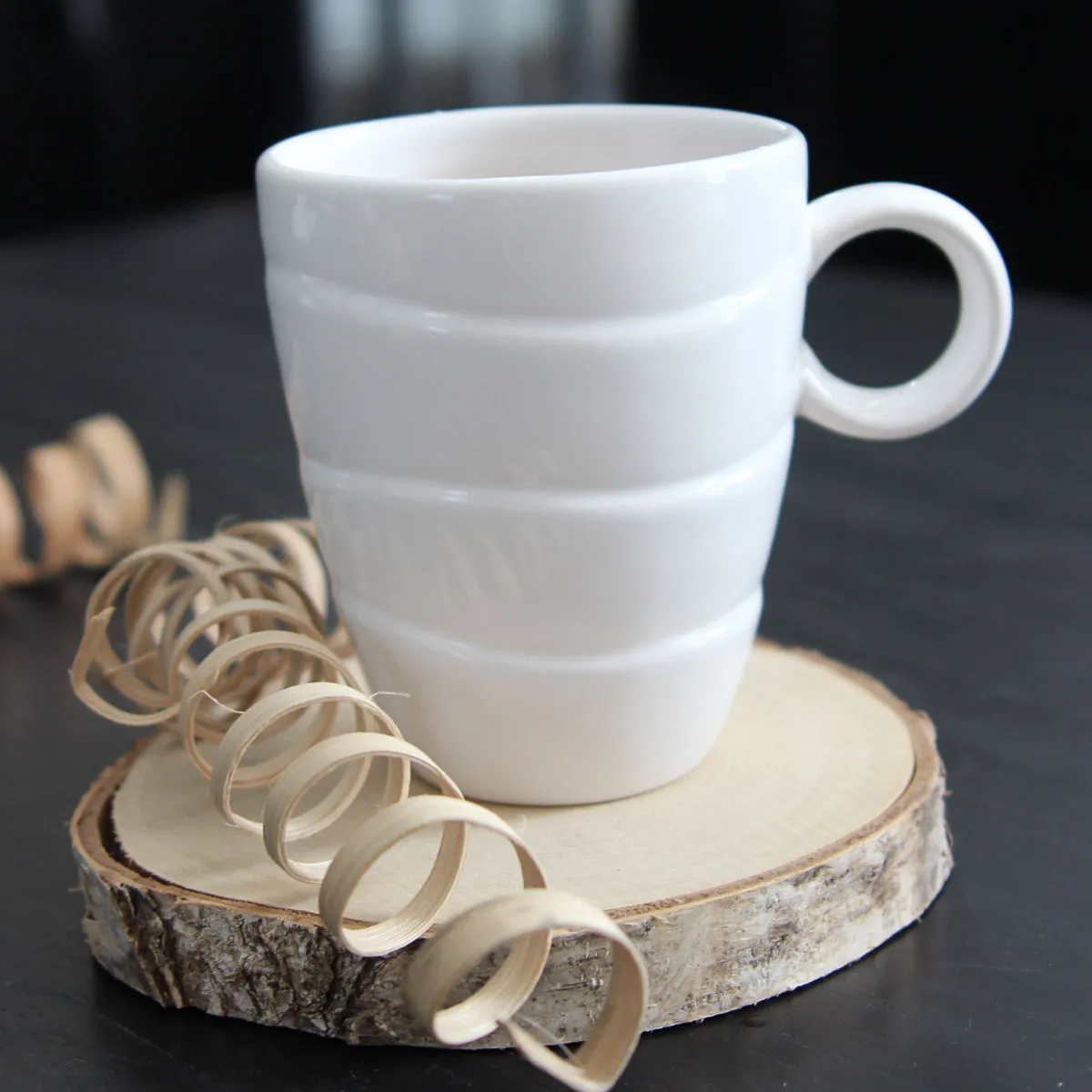 Bruno Evrard Mug En Céramique TEMPO Blanc – Bruno Evrard