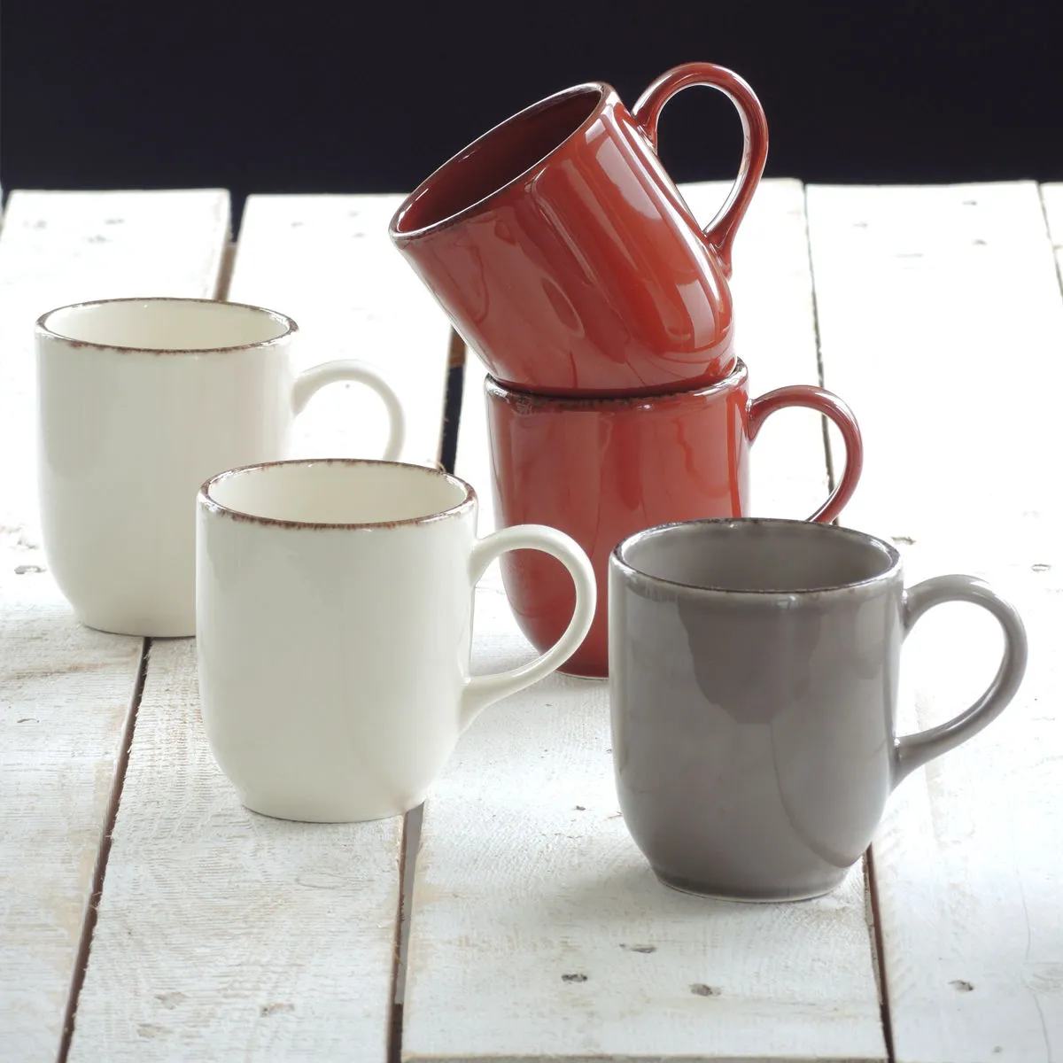 Bruno Evrard Mug En Grès Brique 30cl - Mugs Chic Et Charme