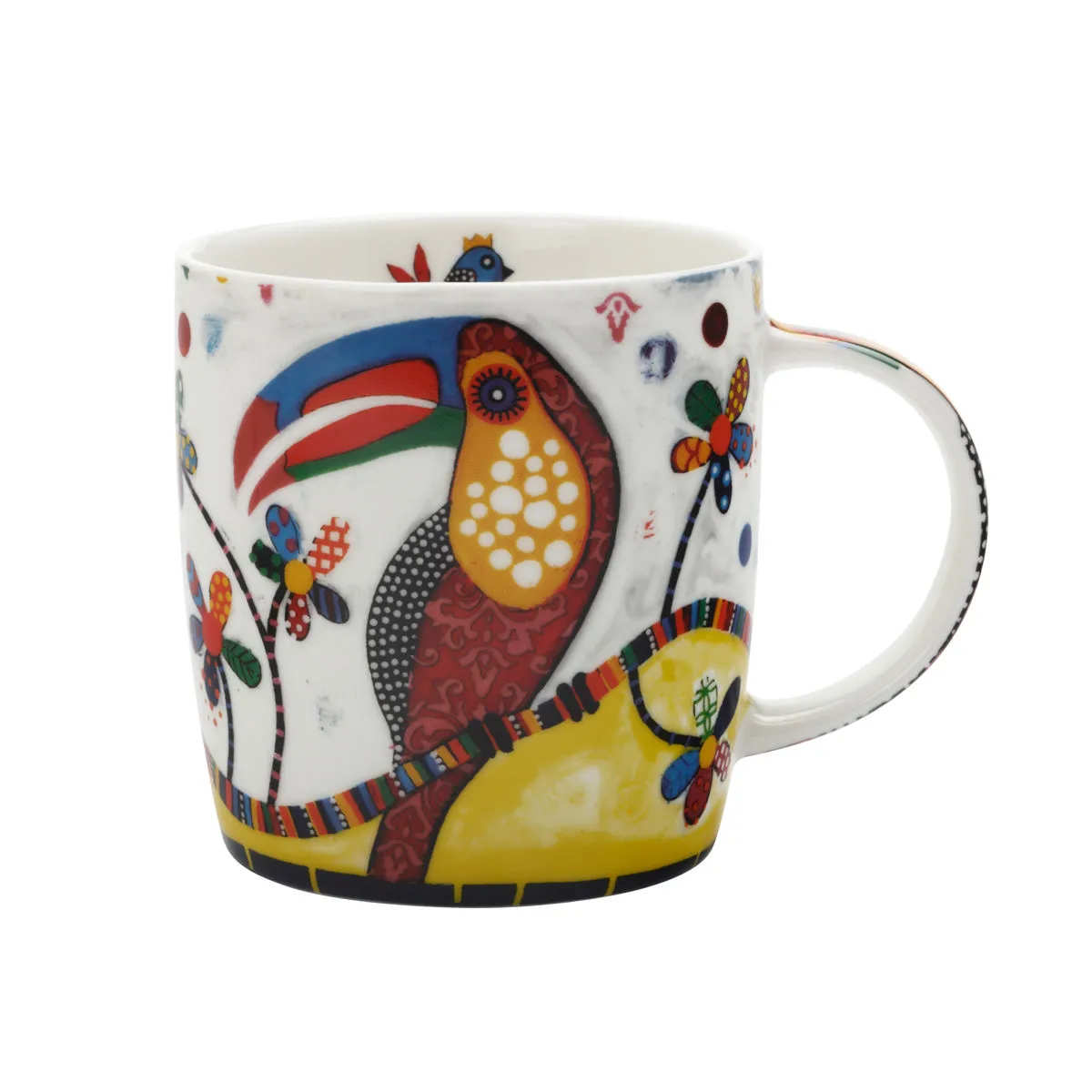 bruno evrard Mug en porcelaine 37cl - TOUCAN - SMILE STYLE