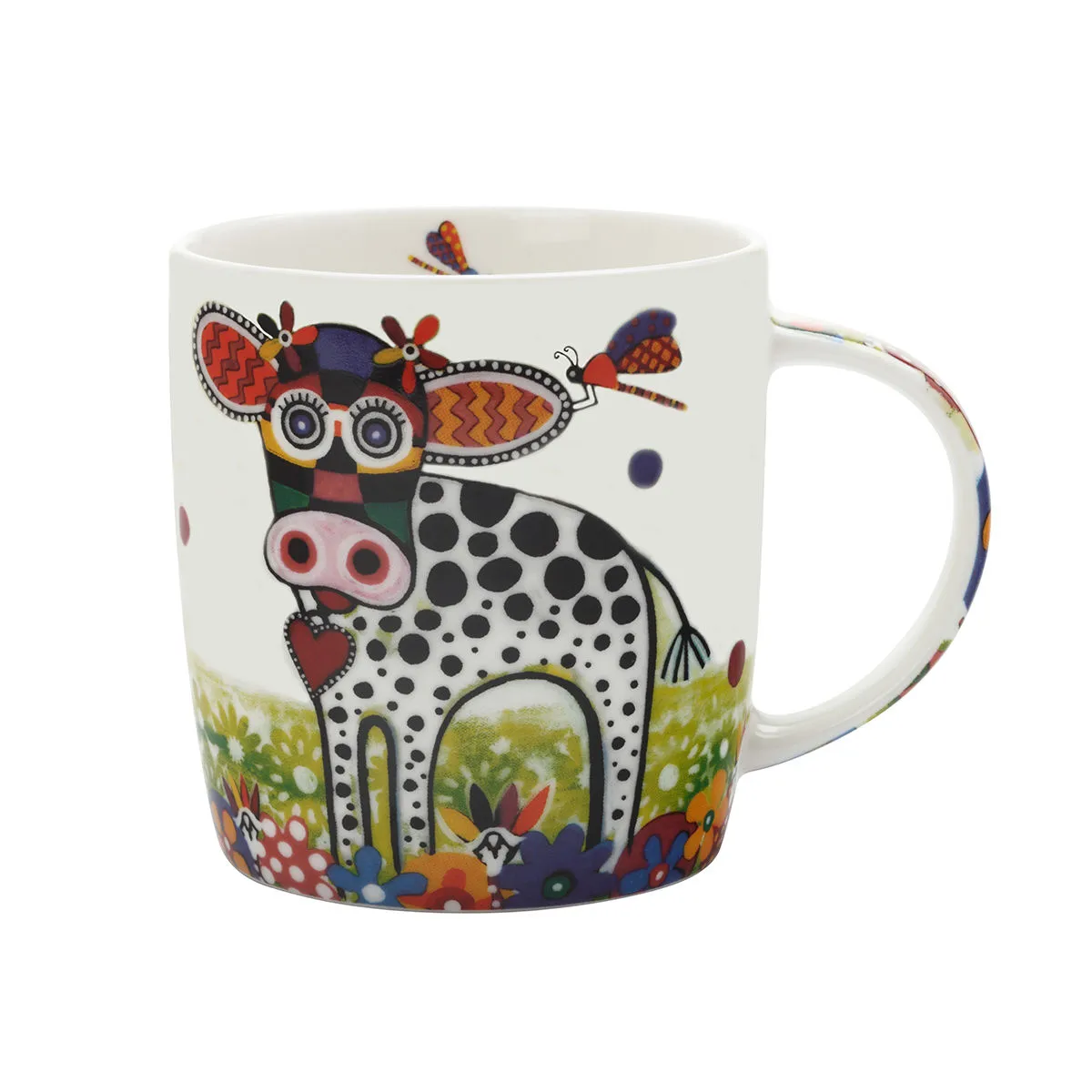 bruno evrard Mug en porcelaine 37cl VACHE - SMILE STYLE