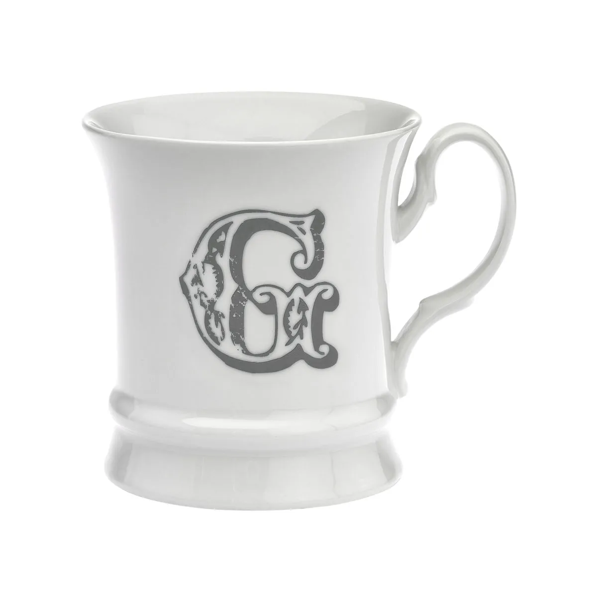 bruno evrard Mug en porcelaine alphabet - lettre G - 30cl - LETTER