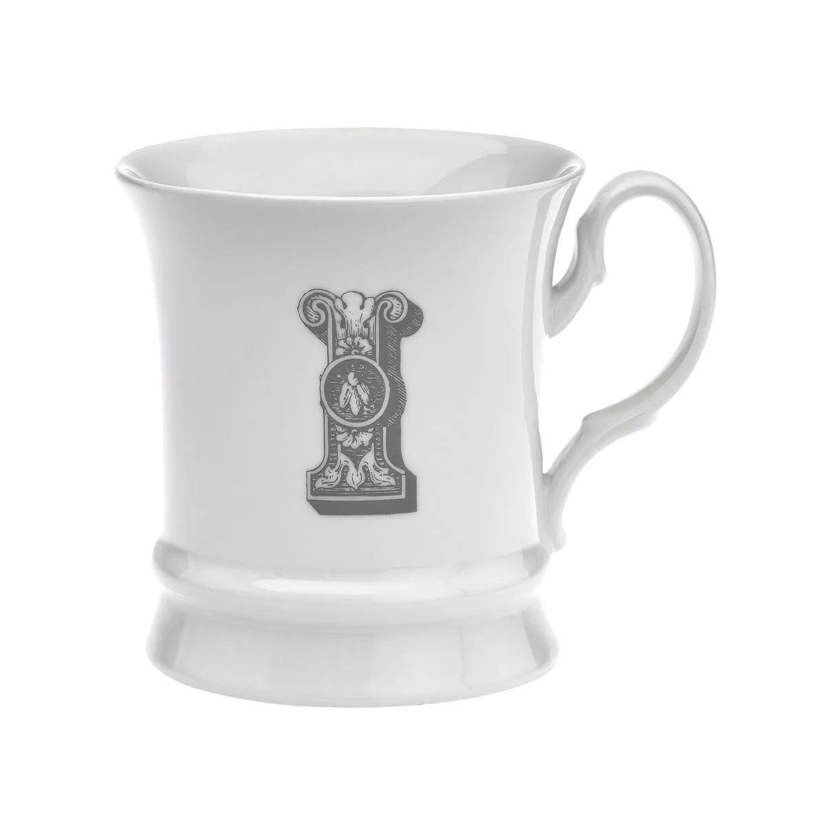 bruno evrard Mug en porcelaine alphabet - lettre I - 30cl - LETTER