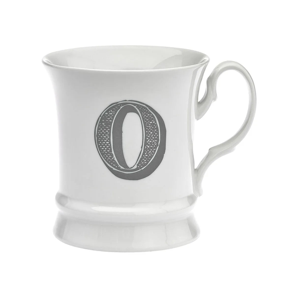 bruno evrard Mug en porcelaine alphabet - lettre O - 30cl - LETTER