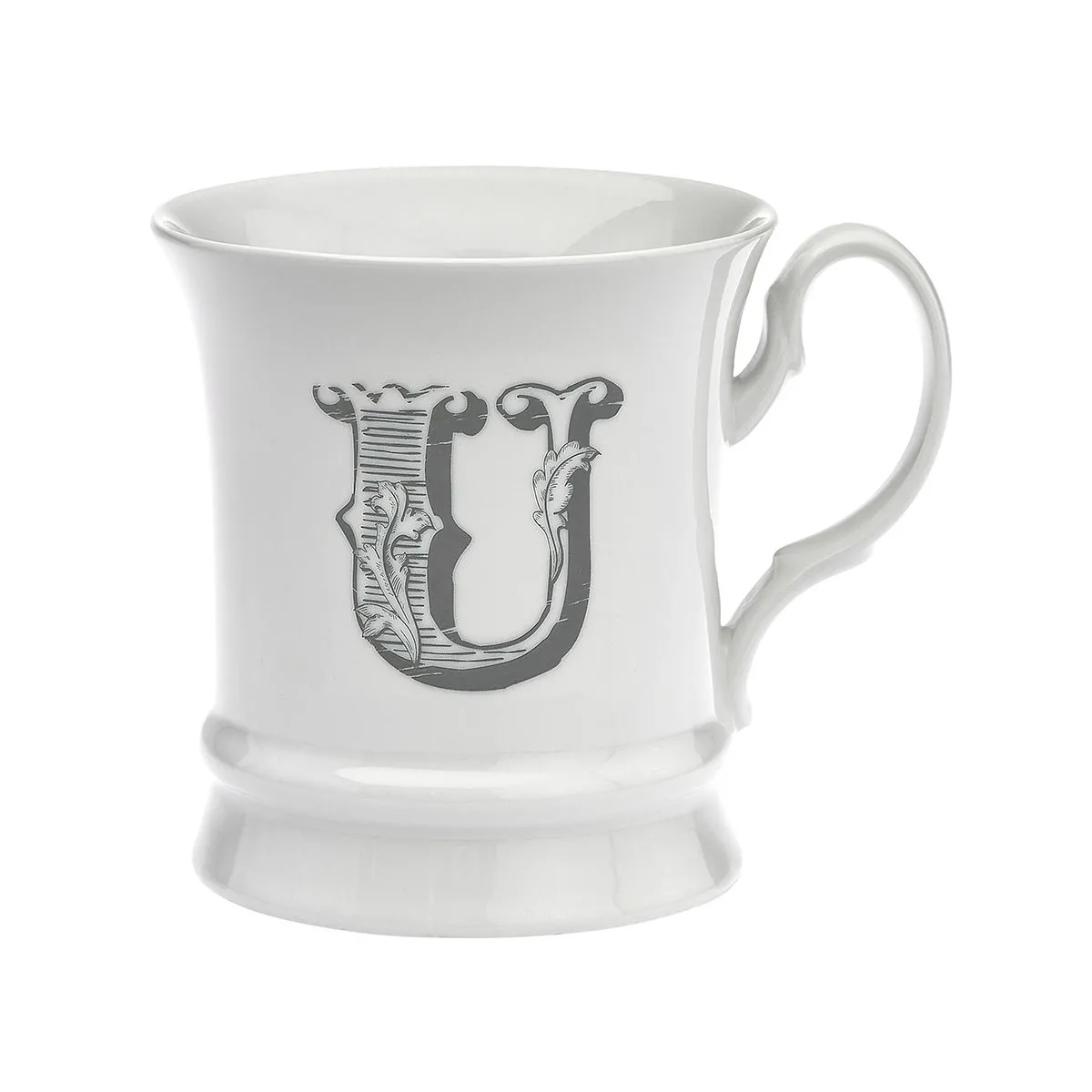 bruno evrard Mug en porcelaine alphabet - lettre U - 30cl - LETTER