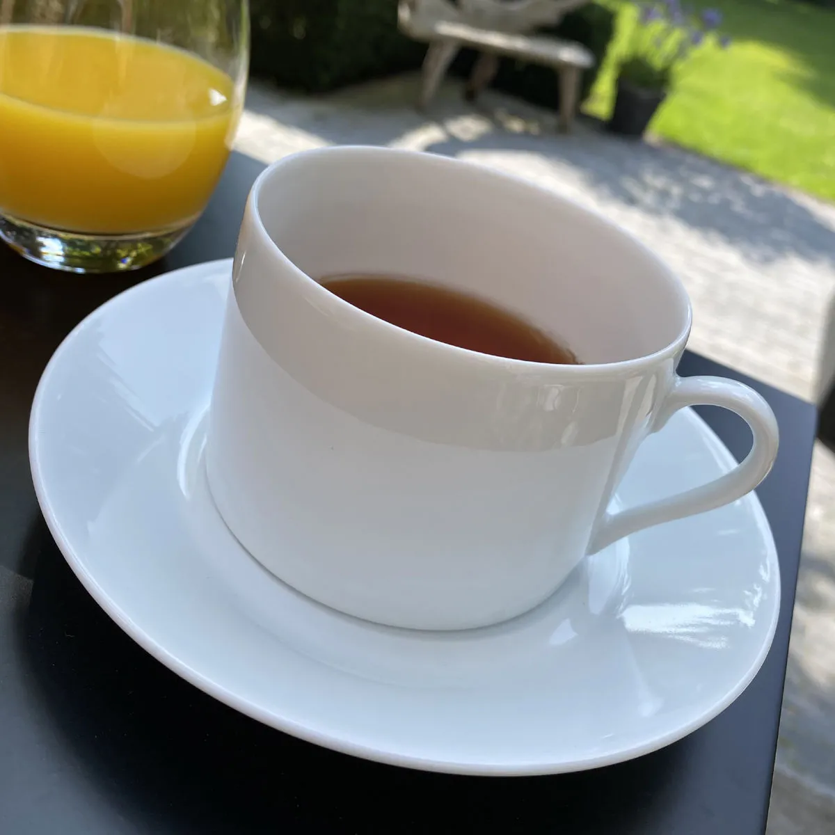 Bruno Evrard Paire-déjeuner MAINTENON Blanc 30cl - Porcelaine France