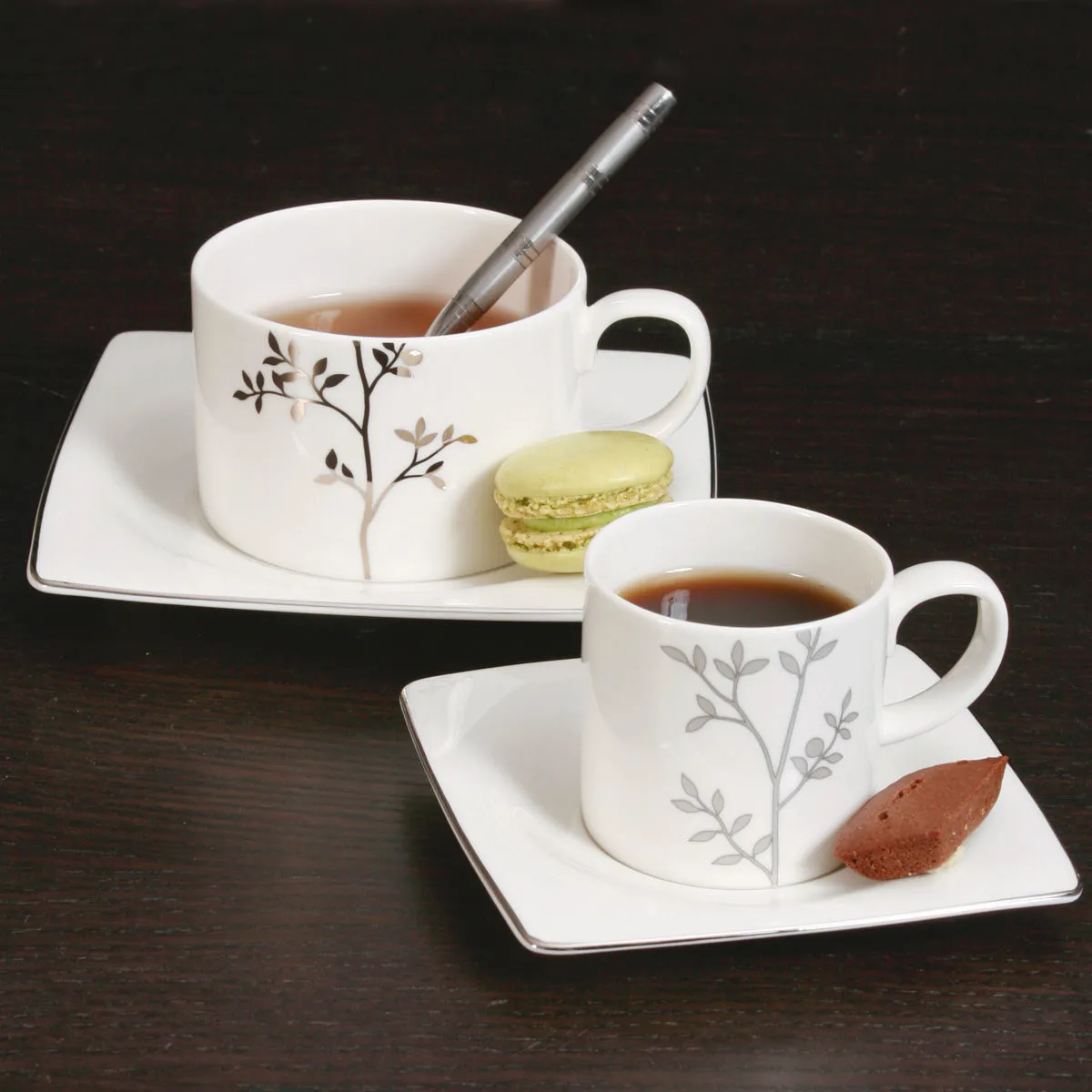 Bruno Evrard Paire Tasse à Café 10cl I Collection Silver I Bruno Evrard