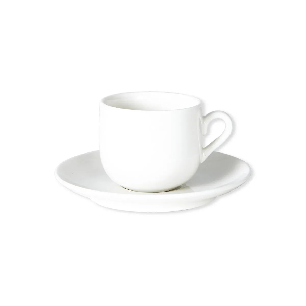 bruno evrard Paire-tasse à Café en Porcelaine colorée (blanc) - 11cl