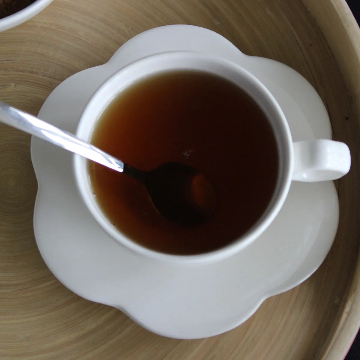 Bruno Evrard Paire-tasse à Thé FLORE 17cl En Porcelaine Blanche