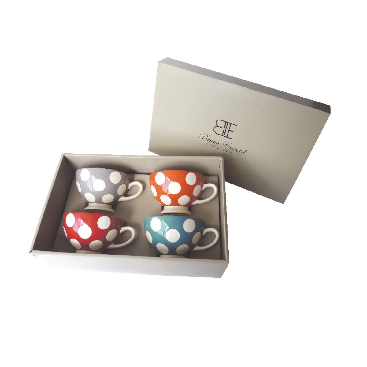 Bruno Evrard Petits Bols à Café Colorés à Pois - Vaisselle Tendance