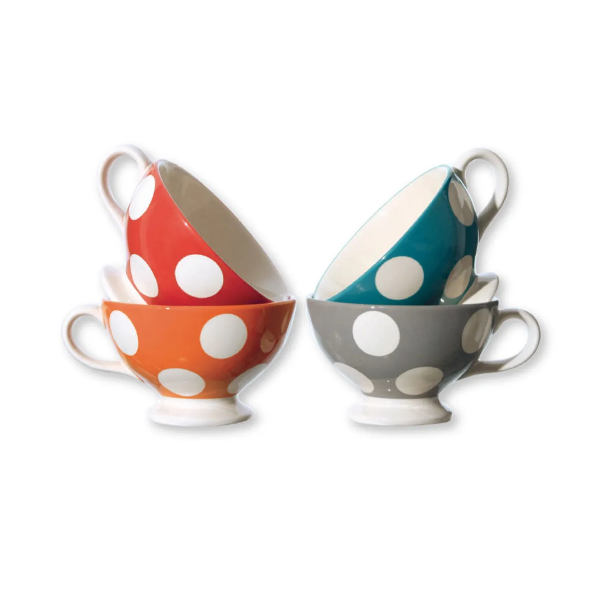 bruno evrard Petits Bols à Café Colorés à Pois - Vaisselle Tendance bruno evrard Petits Bols à Café Colorés à Pois - Vaisselle Tendance