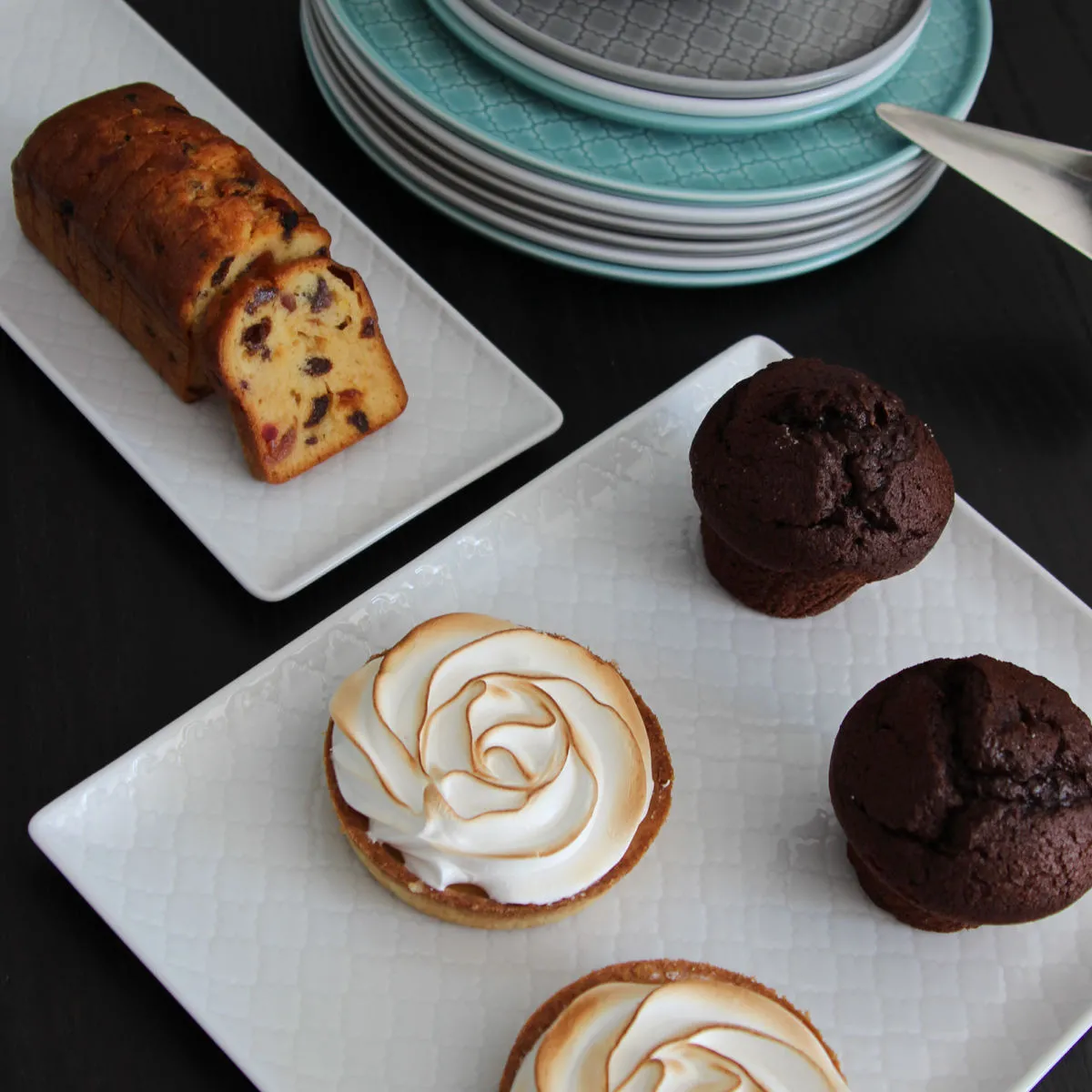 Bruno Evrard Plat à Cake Blanc MOUNIA En Porcelaine 28.2x13cm