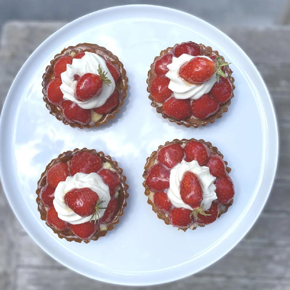 Bruno Evrard Plat à Tarte En Porcelaine - Made In France