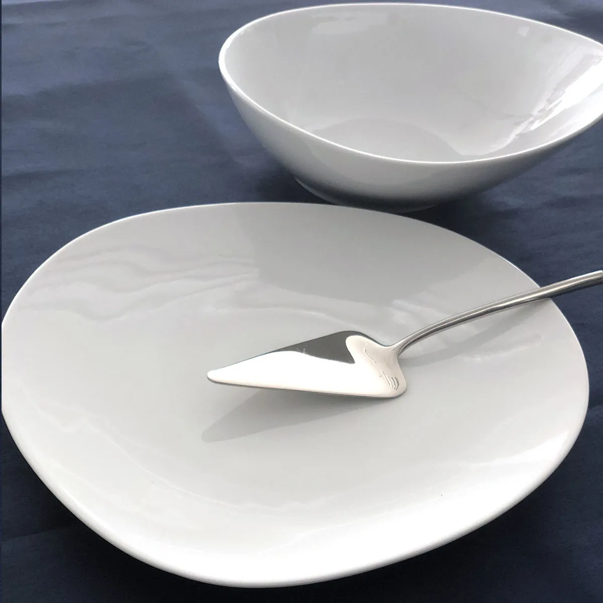 Bruno Evrard Plat Blanc En Porcelaine - Vaisselle Design - PILA