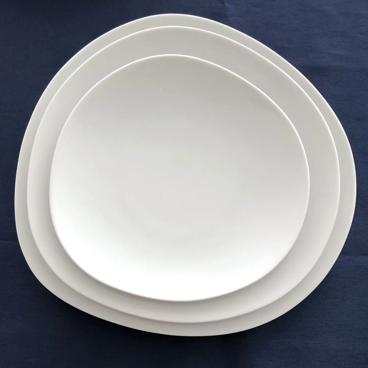 Bruno Evrard Plat Blanc En Porcelaine - Vaisselle Design - PILA