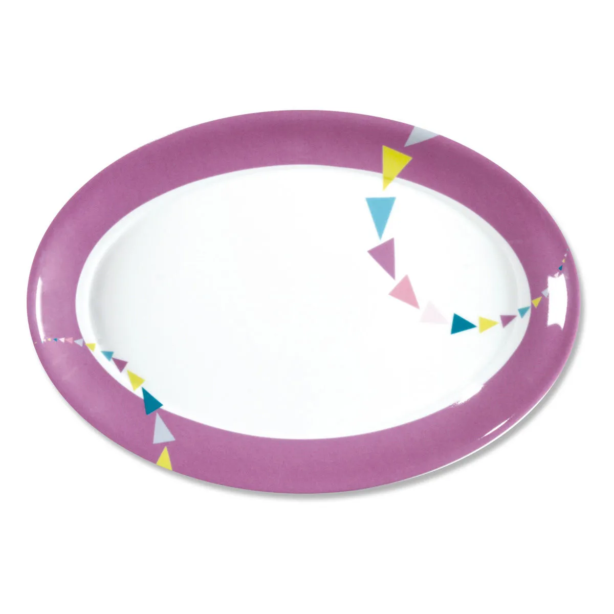 bruno evrard Plat ovale en porcelaine colorée - Vaisselle Design et Originale