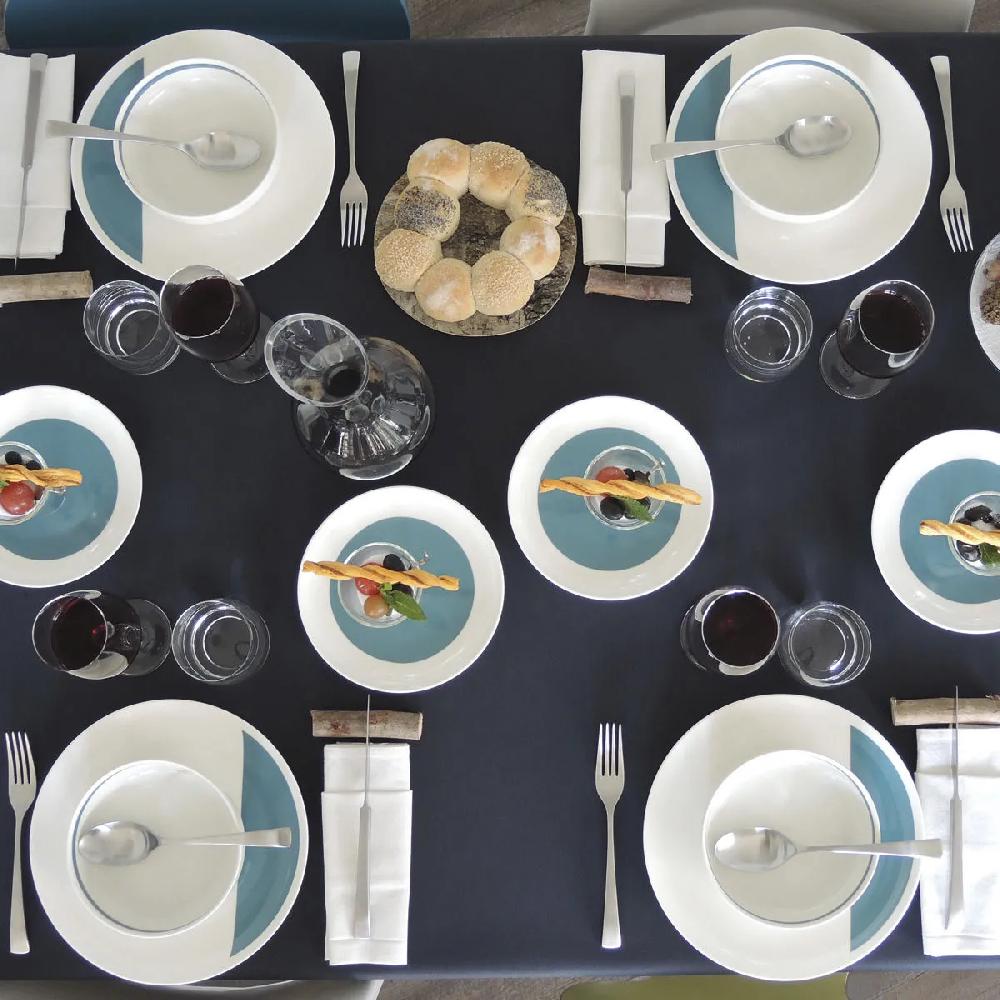 Bruno Evrard Saladier Design En Porcelaine (bleu Canard) - Vaisselle Scandinave