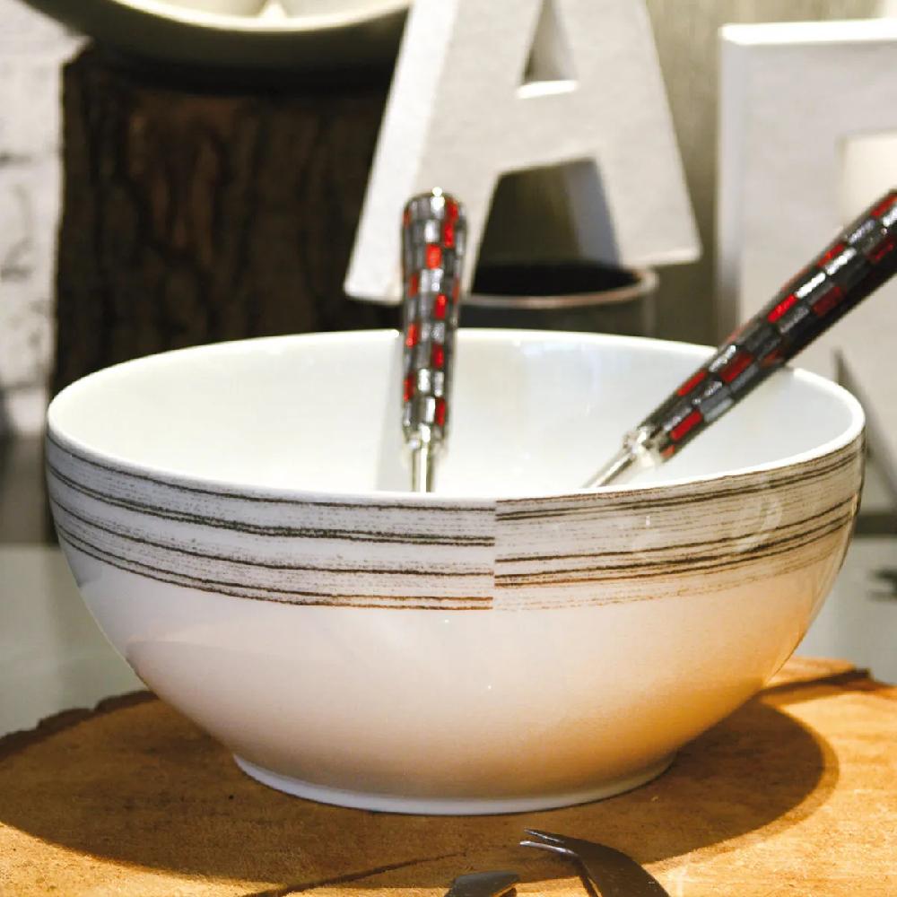 Bruno Evrard Saladier Design En Porcelaine - Vaisselle Contemporaine