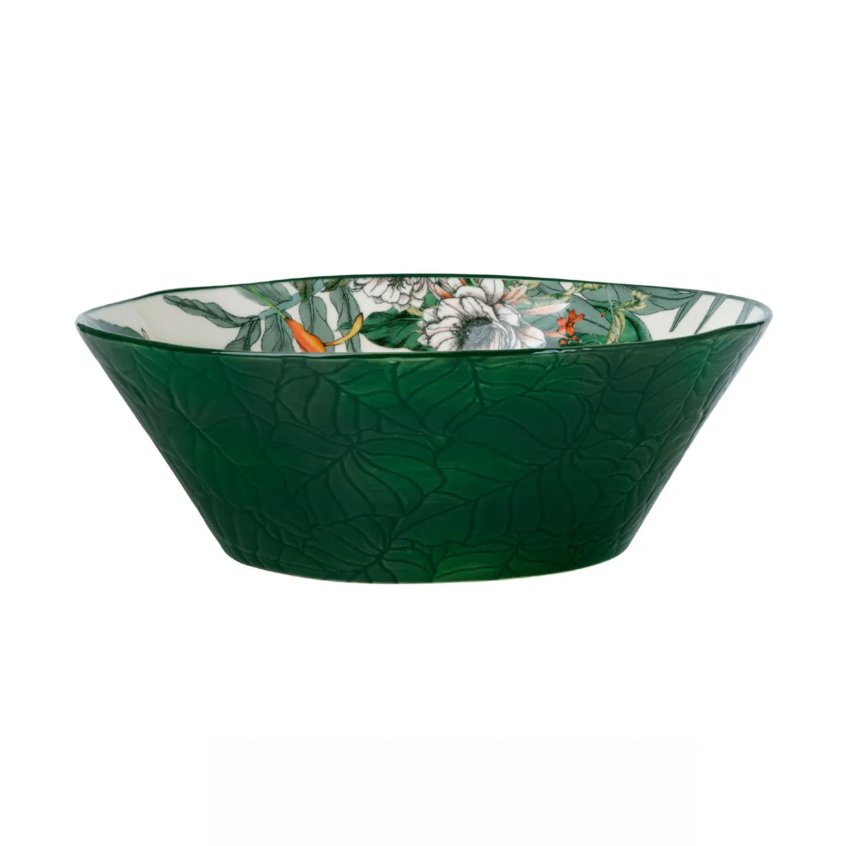Bruno Evrard Saladier En Grès NIGHT GARDEN 25cm - Décor Nature