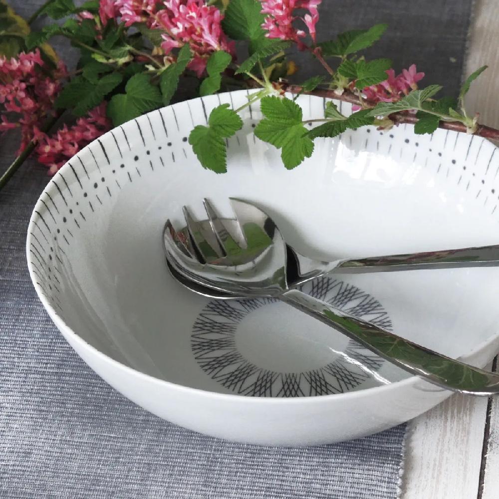 Bruno Evrard Saladier Porcelaine 25cm - Vaisselle Scandinave SOLNA