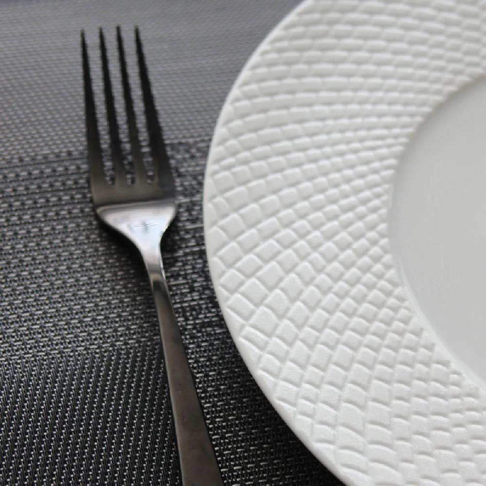 Bruno Evrard Set De Table REVERSO De 45x30cm - Décor Blocs Noirs