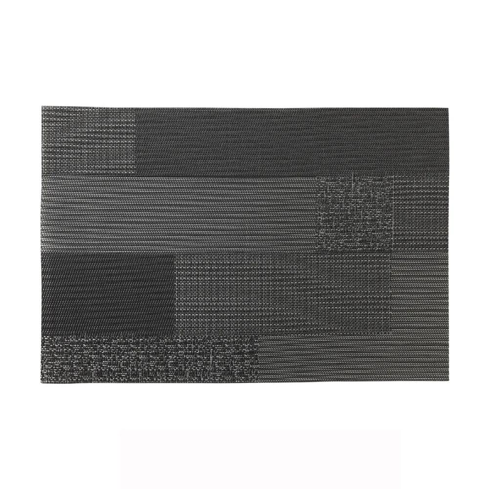 bruno evrard Set de table REVERSO de 45x30cm - décor blocs noirs