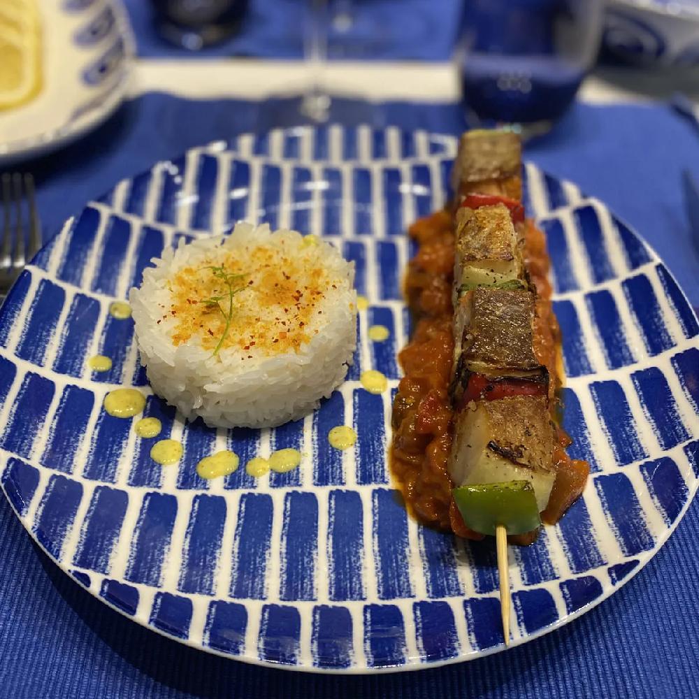 Bruno Evrard SUOMI - Assiette Plate Ronde Décorée 27cm - Porcelaine