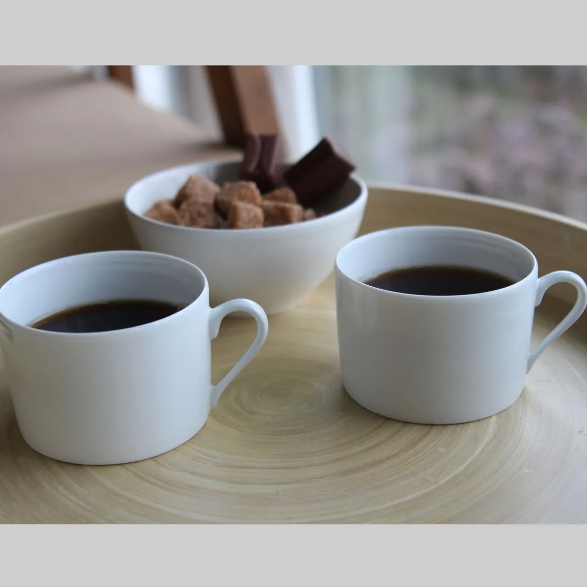 Bruno Evrard Tasse à Café 18cl En Porcelaine Française MAINTENON