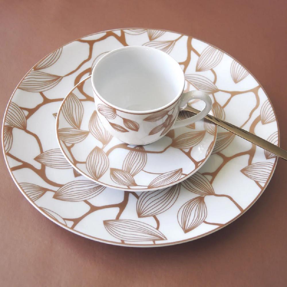 Bruno Evrard Tasse à Café Design à Fleurs I Collection Olympe I Bruno Evrard