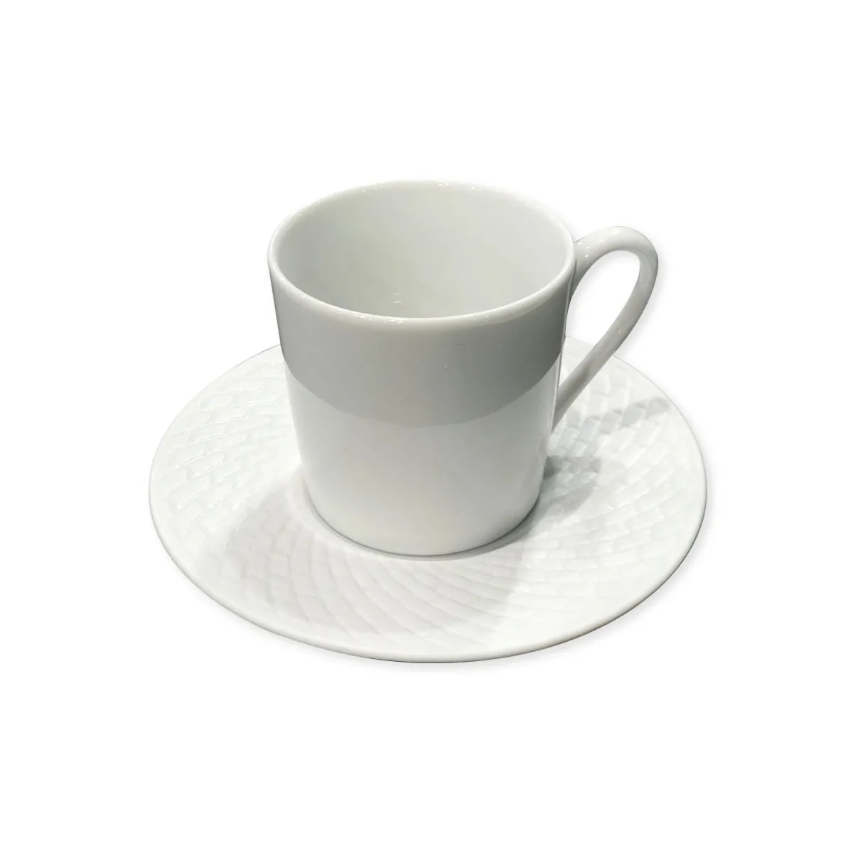bruno evrard Tasse à café Design blanche en porcelaine 12cl - STRIA